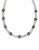 Kenneth Cole New York Midnight Sky Metal Glass  Necklace - Silver