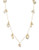 Lauren Ralph Lauren Mother of Pearl Beaded Charm Necklace - Gold