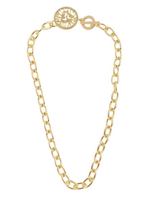 Anne Klein 17 Inch Pendant Necklace - Gold