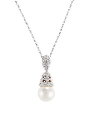 Nadri Pearl Pendant Necklace - Pearl