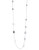 Kenneth Cole New York Silver Circle Long Illusion Necklace - No Color