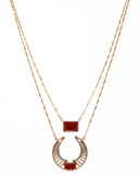 Lucky Brand Double Layer Necklace - GOLD