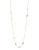 Kenneth Cole New York Gold Circle Long Illusion Necklace - GOLD