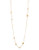 Kenneth Cole New York Gold Circle Long Illusion Necklace - Gold