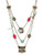 Betsey Johnson Pet Shop Metal Plastic  Necklace - Multi Coloured