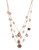 Betsey Johnson Pinktina Metal Plastic Necklace - Pink