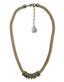 Anne Klein Mesh Collar Necklace - Gold