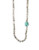 Lucky Brand silver-tone hammered coin necklace - Silver
