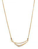 Kenneth Cole New York Pave Item Metal Glass  Necklace - Crystal