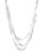 Robert Lee Morris Soho Rectangle Link Illusion Necklace - Silver