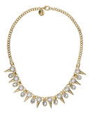 Sam Edelman Stone Spike Collar Necklace - White