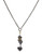 Betsey Johnson Detachable Charm Necklace - Black