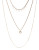 Lucky Brand Gold Tone Pearl Layer Necklace - GOLD