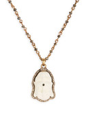 Lucky Brand Lucky Brand Necklace, Gold-Tone Buddha Charm Necklace - Gold