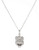 Expression Sterling Silver and Cubic Zirconia Owl Pendant Necklace - Silver