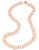 Betsey Johnson Rose Gold Circle Link Long Necklace - ROSE GOLD