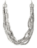 Expression Twisted Collar Necklace - Silver