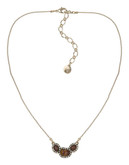 Sam Edelman Metal Epoxy and Glass Pendant Necklace - Gold