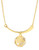Robert Lee Morris Soho Metal Pendant Necklace - Gold