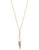 Bcbgeneration Stardust Pave Items Gold Plated Glass 28 Inch Faceted Pave Pendant Necklace - Gold