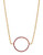424 Fifth Crystal Circle Necklace - gold