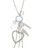 Guess Hippie Chic Denim Necklace - SILVER