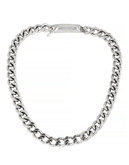 Kenneth Cole New York Pave Link Necklace - Silver