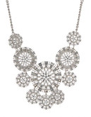 Expression Round Collar Necklace - Silver