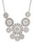 Expression Round Collar Necklace - Silver