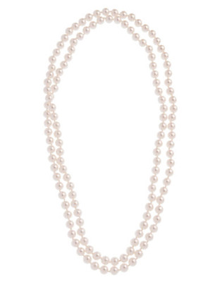 Cezanne 48 Inch Strand Pearl Necklace - Ivory