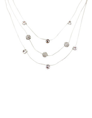 Cezanne Multi Strand Necklace - Crystal