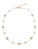 Cezanne Gold tone necklace - Ivory