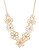 Expression Floral Collar Necklace - Gold