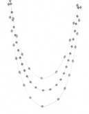 Expression Multirow Sandblast Necklace - Silver