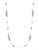 Expression Long Bead and Crystal Necklace - Dark Grey