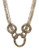 Expression Multi Knot Mesh Necklace - Gold