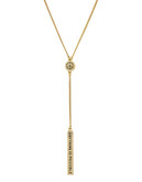 Bcbgeneration Share The Love Gold Plated Anything Is Possible Y Necklace - Gold