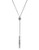 Bcbgeneration Share The Love Light Antique Rhodium Plated Blessed Y Necklace - Grey