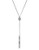 Bcbgeneration Share The Love Light Antique Rhodium Plated Love Y Necklace - Grey