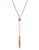 Bcbgeneration Share the Love ID Rose Gold Plated Blessed 32 Inch Y-Necklace - Rose Gold