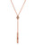 Bcbgeneration Share the Love ID Rose Gold Plated Love 32 Inch Y-Necklace - Rose Gold