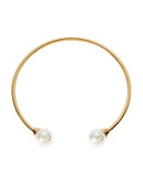 424 Fifth Open Pearl Choker Necklace - Gold