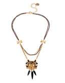 Betsey Johnson Leopard Pendant Necklace - Assorted