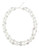 Cezanne Double Row Crystal and Faux Pearl Necklace - White