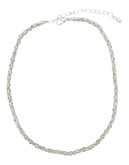 Cezanne Thin Crystal Necklace - Crystal