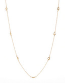 Expression Knotted Station Necklace - Gold