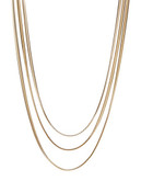 Expression Three Layer Chain Necklace - Gold