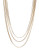 Expression Three Layer Chain Necklace - Gold