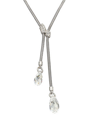 Swarovski Gillian Necklace - Silver - 15