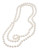Carolee White Pearl Rope Necklace - WHITE